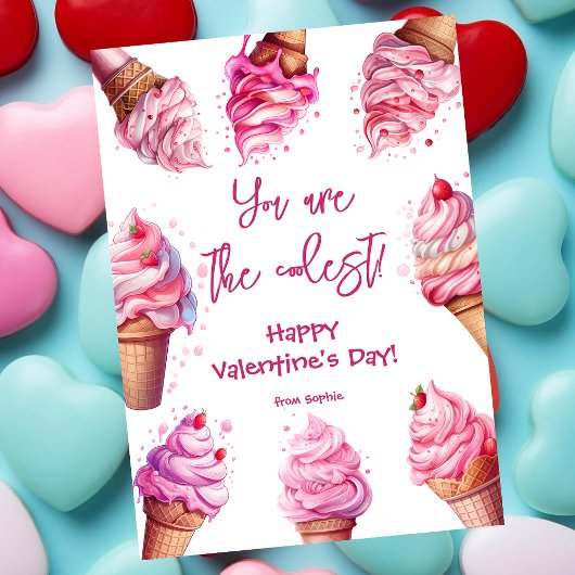 Je bent de coolste grappige Valentijnsdag Feestdagenkaart