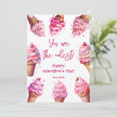 Je bent de coolste grappige Valentijnsdag Feestdagenkaart (Staand voorkant)