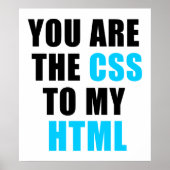 Je bent de CSS van mijn HTML Poster (Voorkant)