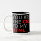 Je bent de CSS van mijn HTML Tweekleurige Koffiemok (Links)
