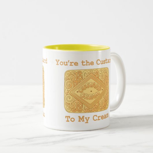 Je bent de Custard van mijn Mok van de Cisakuit. (Voorkant rechts)