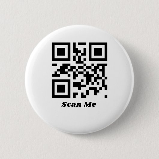 Je bent de Cute qr-code Ronde Button 5,7 Cm (Voorkant)