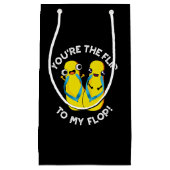 Je bent de draai van mijn dikke dipper, donkere bg klein cadeauzakje (Voorkant)