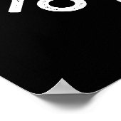 Je bent de draai van mijn dikke dipper, donkere bg poster (Hoek)