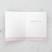 Je bent de één-Typografie-hartkamer Valentijns Feestdagen Kaart (Binnen)