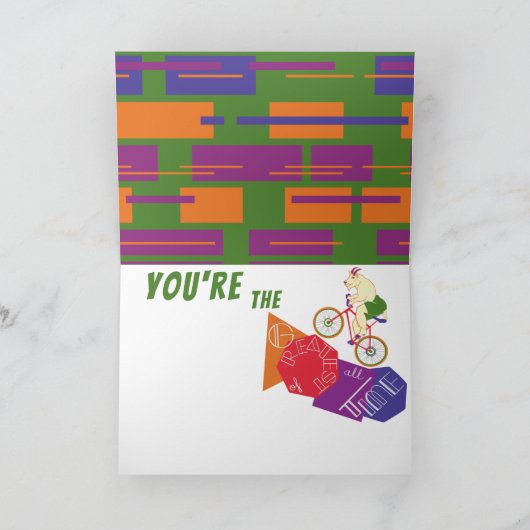 Je bent de grootste aller tijden kaart (Binnen)