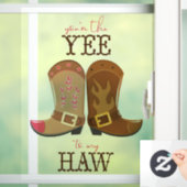 Je bent de Jee voor mijn ogen. Raamsticker (Huis)