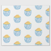 Je bent de kaas van mijn macaroni verpakkingspapie cadeaupapier (Vlak)