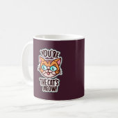 Je bent de kat van de bel koffiemok (Voorkant links)