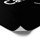 Je bent de kattenmaag poster (Hoek)