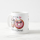 Je bent de koffie naar mijn donut - Mok (Voorkant links)