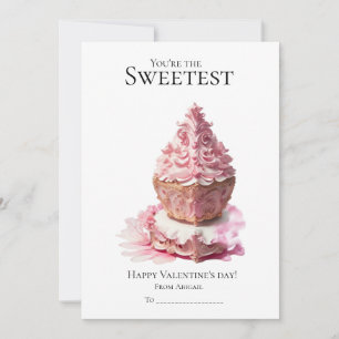 Je bent de liefste cupcakes Valentijnsdag Feestdagenkaart