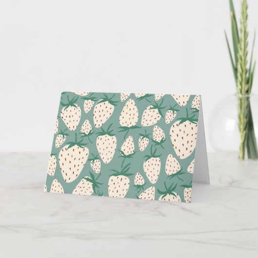 Je bent de liefste Exotic White Strawberries Kaart (Voorkant)
