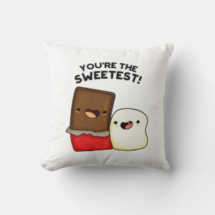 Je bent de liefste grappige snackwoordspeling kussen