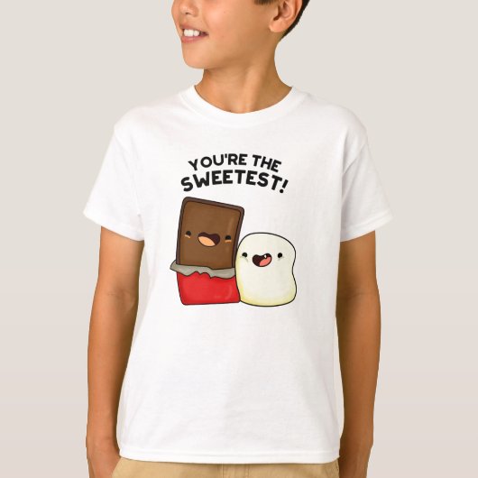 Je bent de liefste grappige snackwoordspeling t-shirt (Voorkant)