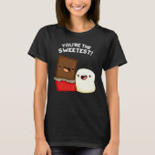 Je bent de liefste grappigste snack Pun Dark BG T-shirt (Voorkant)