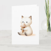 Je bent de liefste kitten met Ice Cream Cone Kaart (Voorkant)
