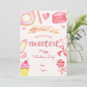 Je bent de liefste Valentijnsdag Feestdagenkaart (Staand voorkant)