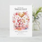 Je bent de liefste vriend Valentijnsdag Feestdagenkaart (Staand voorkant)