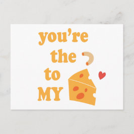 Je bent de mac van mijn kaas - Fun romantic quote Briefkaart