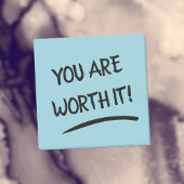 Je bent de moeite waard. post-it® notes