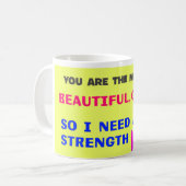 Je bent de mooiste Mok van Canossa (Voorkant links)