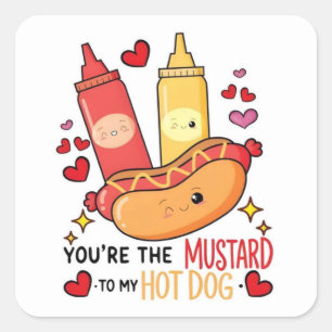 Je Bent De Mosterd Voor Mijn Hond Liefde Sticker