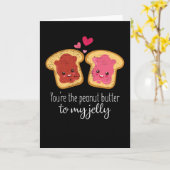 Je bent de pindaknoter van mijn Jelly Cute Kawaii Kaart (Gele Bloem)