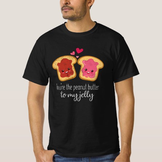 Je bent de pindaknoter van mijn Jelly Cute Kawaii T-shirt (Voorkant)