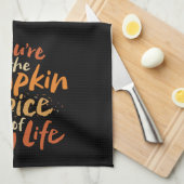 Je bent de pompoenspice van mijn leven - Thanksgiv Theedoek (Quarter Fold)
