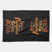 Je bent de pompoenspice van mijn leven - Thanksgiv Theedoek (Horizontaal)