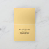 Je bent de reden waarom ik van de waardering van d bedankkaart (Binnen)