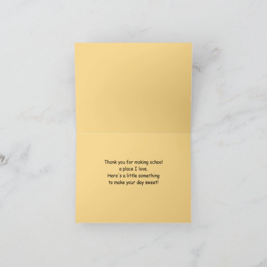 Je bent de reden waarom ik van de waardering van d bedankkaart (Binnen)