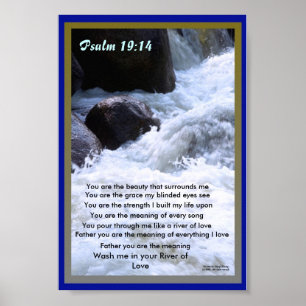 Je bent de schoonheid die me omringt met Poster