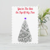 Je bent de Star Christmas-Kaart Kaart (Staand voorkant)