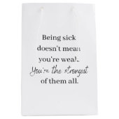 Je bent de sterkste van hen allemaal cadeautas (Voorkant)