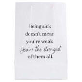 Je bent de sterkste van hen allemaal cadeautas (Achterkant)