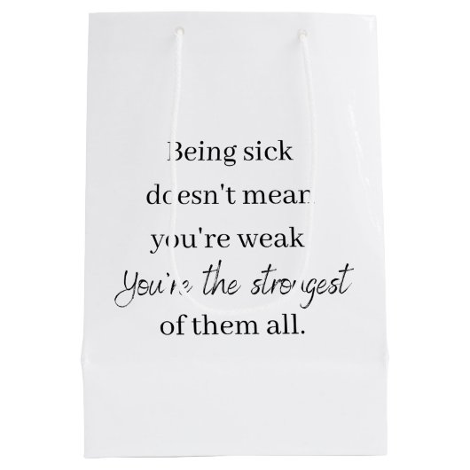 Je bent de sterkste van hen allemaal cadeautas (Achterkant)