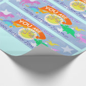 Je bent de Super Geweldige Cartoon Dinosauriërs va Cadeaupapier (Hoek)