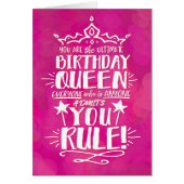 Je bent de ultieme BIRTHDAY-KONINGER. (Voorkant)