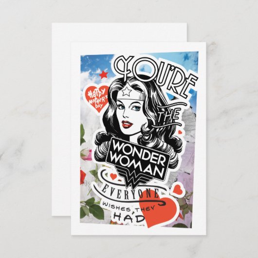 Je bent de vrouw die iedereen graag had. advieskaart (Voorkant / Achterkant)