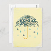 Je bent deprimerend briefkaart (Voorkant / Achterkant)