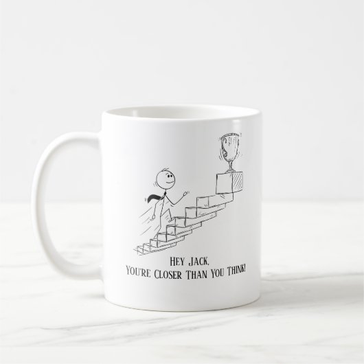 Je bent dichterbij dan je denkt Mok (Links)