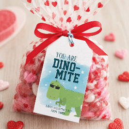 Je bent Dinomite Persoonlijke Valentijnsdag Cadeaulabel