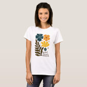 je bent dol op bloemen Boho bloemenbloem Inspirere T-shirt (Voorkant volledig)