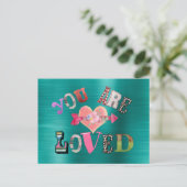 Je bent dol op briefkaart (Staand voorkant)