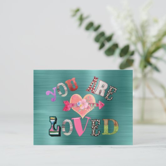 Je bent dol op briefkaart (Staand voorkant)