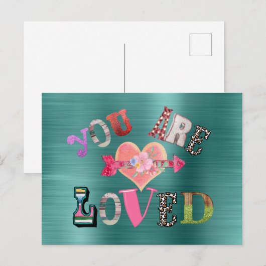 Je bent dol op briefkaart (Voorkant / Achterkant)