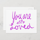 Je bent dol op briefkaart (Voorkant / Achterkant)