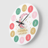 Je bent dol op de maan en de rug Baby Grote Klok (Hoek)